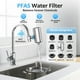 thumbnail image 2 of WINGSOL Filtro de agua WINGSOL PFAS, filtro de agua giratorio de 360° de acero inoxidable que elimina PFAS, PFOA/PFOS, cloro, metales pesados ​​y mal sabor, filtro de agua de fregadero de larga duraci, 2 of 5