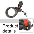 thumbnail image 3 of Bike Key Lock Chain Cycling Bicycle Bike Trolly Security Steel Wire Cable Locker Number Code Safety Bike Bicycle Accessories, 3 of 9