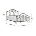 thumbnail image 6 of Hillsdale Furniture Josephine Metallic Brown Metal Queen Bed, 6 of 10