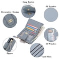 thumbnail image 3 of GAEKEAO Small Wallet for Women Slim Bifold Leather Credit Card Holder Wallets Zipper Pocket Coin Purse with ID Window, 3 of 7