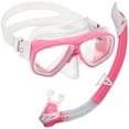 thumbnail image 2 of Cressi Rocks Kids Mask Snorkel Combo Pink / White, 2 of 2