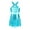 Sky Blue, variant on TSSOE Latin Dance Dress for Girls Kids Sleeveless Sequins Tassel Hem Skirted Leotard Dress Ballroom Dance Red 14
