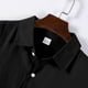 thumbnail image 5 of pstuiky camisas de manga larga para hombre, Camisa tipo cárdigan de manga larga con solapa y botones de color liso para hombre top de hombre xl, 5 of 9