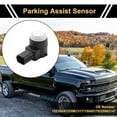 thumbnail image 3 of 4 Pcs Bumper Backup Parking Sensor for Chevrolet Silverado for GMC Sierra 1500 2500 HD 2007-2013 Reverse Parking Assist Sensor No.15239247 Silver Tone, 3 of 5