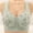Green, variant on Ofreoo Sports Bras for Women Gathered Middle Button Breathable Underwear Daily Bra on Clearance