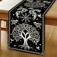 thumbnail image 5 of Tree of Life Table Runner Botanical Tree Plant Kitchen Dinner Table Runner Decoration 13x72 Inches Seasonal Holiday Party Linen Table Decoration, 5 of 7