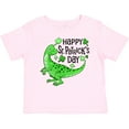 thumbnail image 3 of Inktastic Happy St. Patrick's Day Green Dinosaur Boys or Girls Baby T-Shirt, 3 of 5