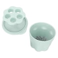 thumbnail image 5 of Makeup Brushes Cleaning Box Soft Silicone Nail Art Brushes Washing Tool with Drying Rack Green, 5 of 5