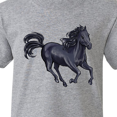 thumbnail image 4 of Inktastic Beautiful Galloping Black Horse Youth T-Shirt, 4 of 5