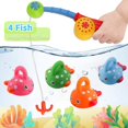 thumbnail image 3 of Juguetes de baño para bebés, juego de juguetes de baño de pesca con caña de pescar, 3 of 4
