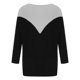 thumbnail image 4 of Suéteres para mujer Suéteres de otoño Cuello redondo Moda Manga larga Rayas Tops sueltos Blusa Hilo de punto Odeerbi ODB-5, 4 of 6