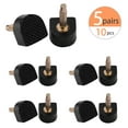 thumbnail image 1 of INSPIRE CHIC Women's Shoes Repair High Heels Tips Lift Stiletto Dowel, 1 of 6