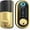 Gold, variant on SMONET Keyless Entry Door Lock Handle Smart Front Door Lock Set Alexa Deadbolt Locks with Handle Bluetooth Electronic Digital Keypad with APP Voice Control Keyfob Auto for Home SILVER