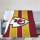 thumbnail image 1 of Manta de microfibra ultrasuave de los Kansas City Chiefs. Manta de microfibra de lujo para todas las estaciones, cálida para ropa de cama, sofá y viajes., 1 of 5
