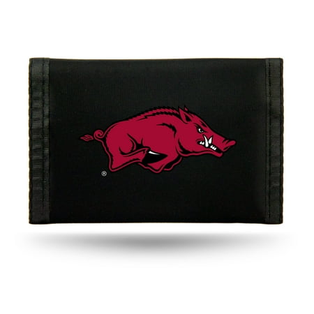 - Arkansas Razorbacks Nylon Trifold Wallet