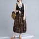 thumbnail image 4 of Falda de brotes con estampado vintage bohemio para mujer con bolsillos laterales en la cintura Abanopi Falda, 4 of 7