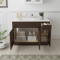 thumbnail image 3 of 42 in. W x 21 in. D x 32.5 in. H Bath Vanity Cabinet without Top in Brown, 3 of 5