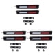 thumbnail image 3 of Kenally 2 piezas/juego de accesorios de lámpara LED de luz de rejilla delantera automotriz rojo blanco Type1 NO1, 3 of 6