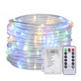 thumbnail image 1 of Amdohai 12M/39.4Ft 7.2W 120 LED Rope Light Multi-color Battery Powered Operated with Remote Control Combination In Sequential Slo-glo Chasing/flash Slow Fade Twinkle/flash on 8 Different Effects, 1 of 7