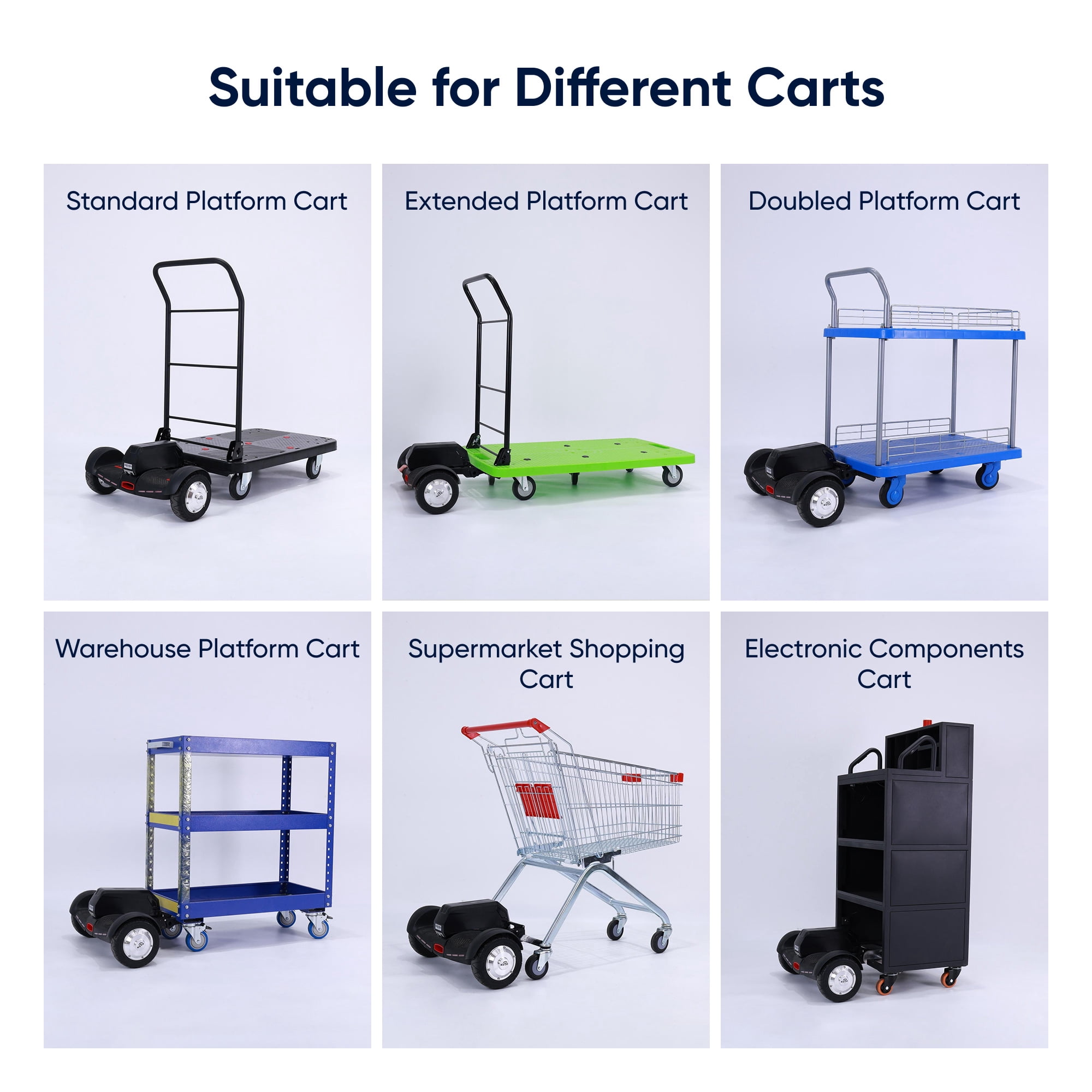 Electric Platform Truck,661lbs Capacity Heavy Duty Flatbed Cart, 1000W Powered Hand Truck Cart,15.5 Mile Endurance, for Warehouse High-Frequency Sorting, Stocking & Picking