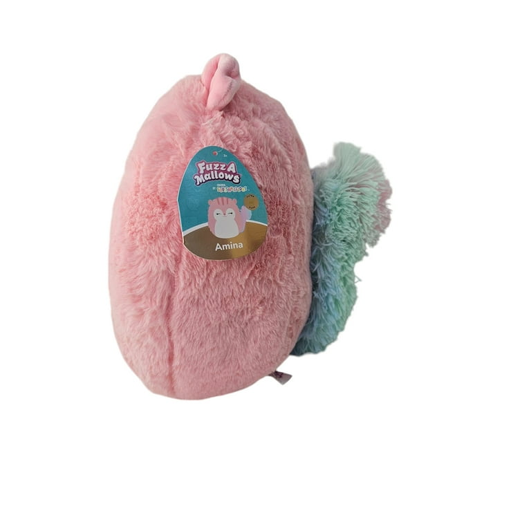 【新品未開封品】 &MEDICAL MALLOW MINI Squishmallows FuzzAMallows Amina the Squirrel Soft Toy 30cm