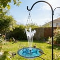 thumbnail image 4 of Rewenti Solar Powered Water Fountain 2026 Outdoor Garden Floating Hanging Feeder Birdbath Decor, 4 of 5