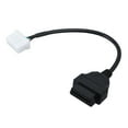 thumbnail image 1 of 12 Pin To 16 Pin Connector, Lightweight 12 Pin Diagnostic Adapter Cable Quick Diagnosis Stable Performance  For Model S 2012 To 2015, 1 of 8