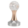 thumbnail image 1 of Tamper de café, Crystal Ball Coffee Flat Tamper Base de Acero Inoxidable Martillo en Polvo para Accesorios de café(53mm-Oro), 1 of 14
