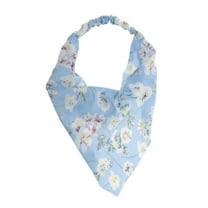 Unique Bargains 1 Pc Fashion Flower Headwrap for Women Blue