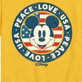 thumbnail image 3 of Disney - Americana - Mickey Peace Love USA - Toddler And Youth Short Sleeve Graphic T-Shirt, 3 of 5
