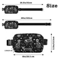 thumbnail image 3 of Fanny Pack CBBYY Death Halloween Cats Gothic para mujeres y hombres, 3 of 7