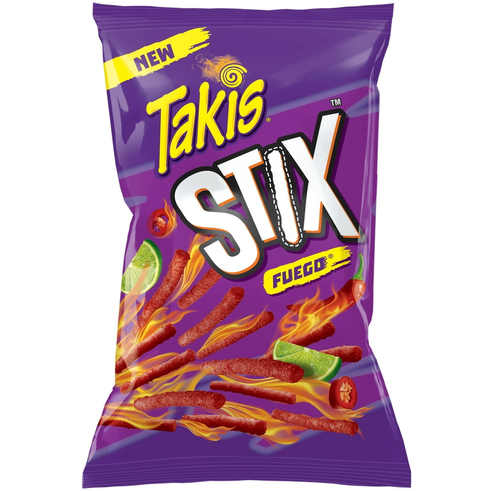 TAKIS Stix Fuego Corn Sticks Bag of 9.9 ounces