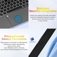 thumbnail image 5 of 15.6" FHD Laptop-16GB RAM 256GB SSD Intel Pentium Quad-Core N100 (Up to 3.4GHz)-with Backlit Keyboard Fingerprint WiFi 6 BT5.2 2 Years Warranty Windows 11 Gray, 5 of 7
