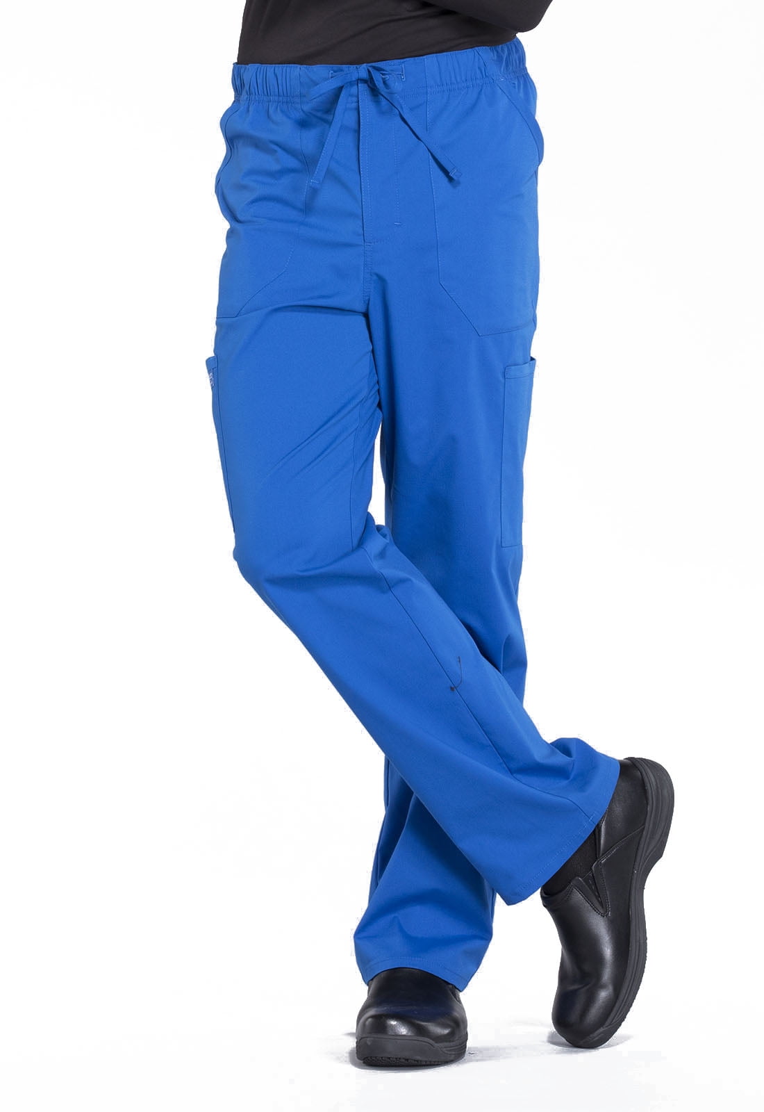 Cherokee Workwear Professionals Men Scrubs Pant Tapered Leg Drawstring Cargo WW190