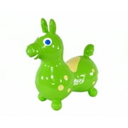GYMNIC - Rody Bounce Horse, Hopping Ride on Horse for Toddler, Inflatable Horse, Bouncy Animals for Toddlers and Children, Outdoor Toys, Lime Green