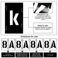 thumbnail image 4 of Attisstore 2 inch Letter Stencils Kit, Plastic Letters and Numbers Interlocking Stencil Set 138 Piece, 4 of 4