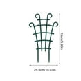 thumbnail image 3 of Haidf 6Pcs Small Trellis, Stackable Plastic Trellis for Climbing Plants, Garden Lattice for Potted Plants, Bean, Cucumber, Pea, and Indoor Outdoor Plants, Flower Pot Support, 10" x 5.9", Green, 3 of 9