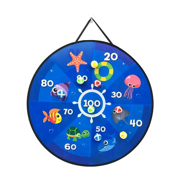 DEBGFS Children Throw Sticky Ball Dartboard Board Target Ball Indoor Sport Ball Game Family Sport Party