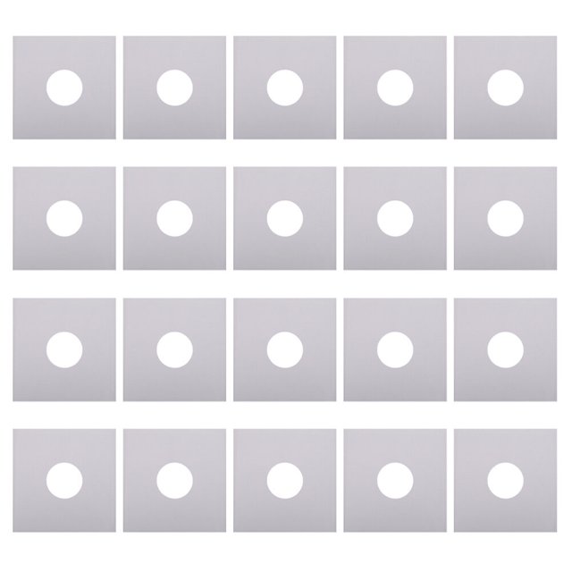 20pcs PRÁCTICA PRÁCTICA DE PROTECCIÓN DE VINIL DE VINIL DE 7 PULGADOS BOLSAS DE ENVÍCULO DE VINIL