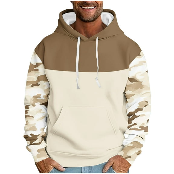 Men's Hoodies Graphic Plus Size Camo Leisure Pullover Return Ancients Printed Sports Hooded Sweatshirts