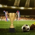 thumbnail image 4 of Almencla Cup, Large Gold Trophy Cup ,Metal Winner Trophies for Tournaments Gift ,Soccer Football League Match Kids Party 45cm, 4 of 7