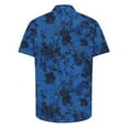thumbnail image 4 of AHTJRT Stylish Men's Camouflage Print Button Down Short Sleeve Shirt Multicolor 2XL, 4 of 5