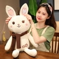 thumbnail image 4 of Peluches de conejo Kawaii para niños, juguetes de peluche de conejo largo, suave, almohada de relleno, regalo de cumpleaños, 1 ud., 80-120cm, 4 of 5