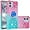 Pink Green, variant on Glitter Case for Samsung Galaxy A04e, Bling Sparkle Colorful Gradient Quicksand Waterfall Soft TPU Liquid Case Cover with Ring Stand for Samsung Galaxy A04e/ A03/ M04/ F04 LSJB-Pink Purple