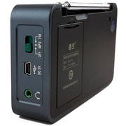 Tecsun X3 High Definition Speaker with Aluminum Case and built in FM radio and MP3 Player - Black