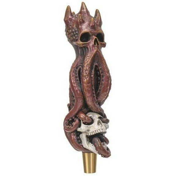 Octopus Skull Beer Tap Handle Figurine Statue Sport Bar Accessories