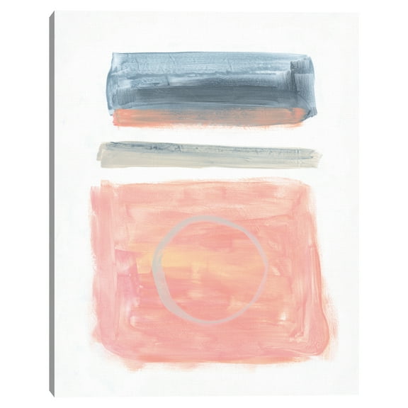 Transparencies Pink I by Décor Design Canvas Art Print, 1.5" x 22"