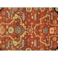 thumbnail image 2 of Pasargad Home Ferehan 12' X 12' Hand-Knotted Wool Rust/Navy Square Rug - All Ages, Indoors, 2 of 4