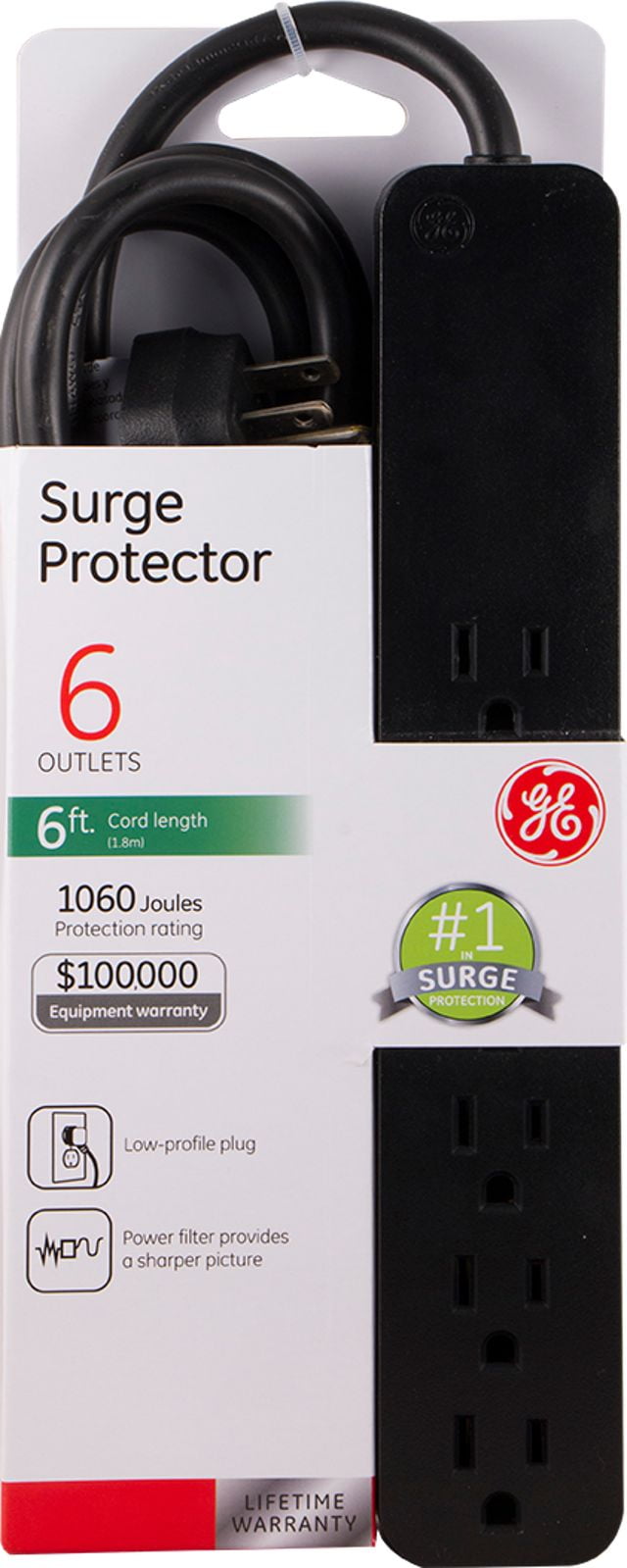 Household Appliances 6 Outlet Surge Protector - Indoor - New – Military  Steals and Surplus