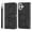 Black, variant on Wallet Case for iPhone 16 Plus Case Women Leather Flip with Wrist Strap Magnetic with Card Holder Adjustable Stand Protective Case for iPhone 16 Plus 6.7 inch Life Tree Black